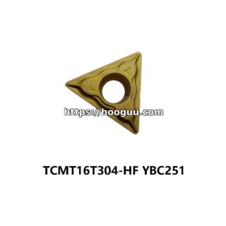 Original ZCC-CT TCMT16T304-HF YBC251 Carbide Turning Insert - Triangle | Steel, Stainless Steel (10 PCS)
