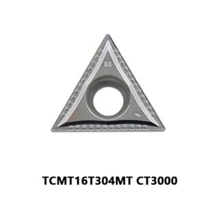 Original TaeguTec TCMT16T304MT CT3000 Carbide Turning Insert - Triangle (10 PCS)