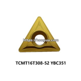 Original ZCC-CT TCMT16T308-52 YBC351 Carbide Turning Insert - Triangle | Steel, Heat-resistant (10 PCS)