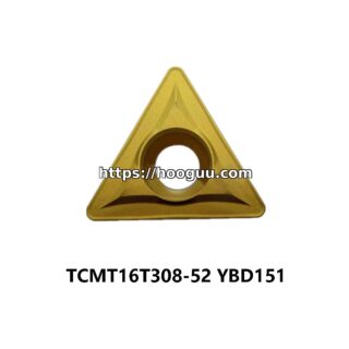 Original ZCC-CT TCMT16T308-52 YBD151 Carbide Turning Insert - Triangle | Steel, Stainless Steel (10 PCS)