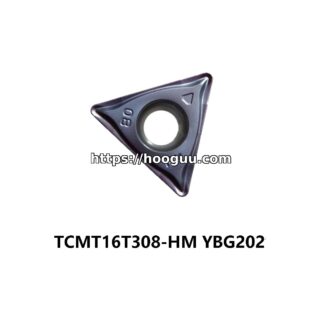 Original ZCC-CT TCMT16T308-HM YBG202 Carbide Turning Insert - Triangle | Steel, Cast Iron (10 PCS)