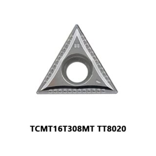 Original TaeguTec TCMT16T308MT TT8020 Carbide Turning Insert - Triangle | Cast Iron (10 PCS)