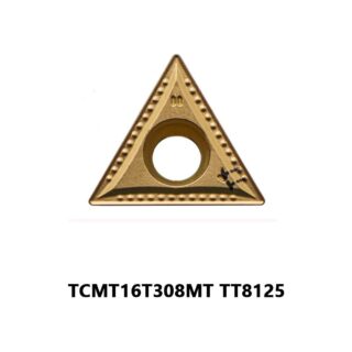 Original TaeguTec TCMT16T308MT TT8125 Carbide Turning Insert - Triangle | Steel (10 PCS)