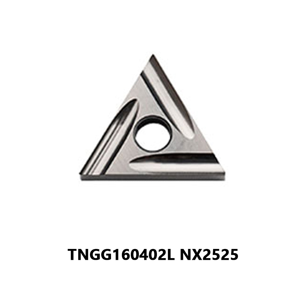 Mitsubishi TNGG160402L NX2525 Carbide Turning Insert - Triangle | Steel & More (10 PCS)