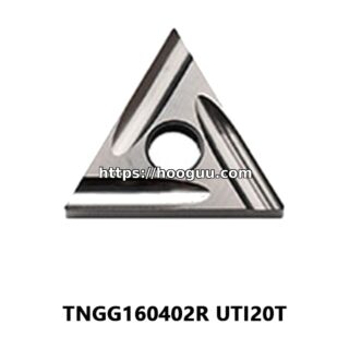 Original Mitsubishi TNGG160402R Carbide Turning Insert - Triangle | Steel, Cast Iron, Non-ferrous (10 PCS) UTI20T TNGG160402R UTI20T