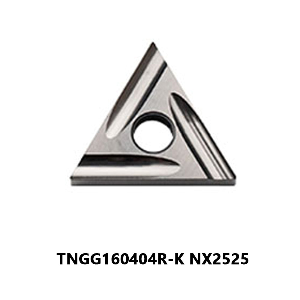 Mitsubishi TNGG160404R-K NX2525 Carbide Turning Insert - Triangle | Steel (10 PCS)