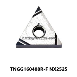 Original Mitsubishi TNGG160408R-F NX2525 Carbide Turning Insert - Triangle | Steel, Cast Iron, Titanium (10 PCS)