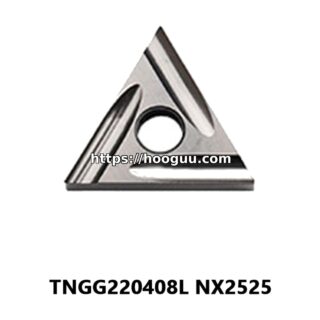 Original Mitsubishi TNGG220408L NX2525 Carbide Turning Insert - Triangle | Steel (10 PCS)