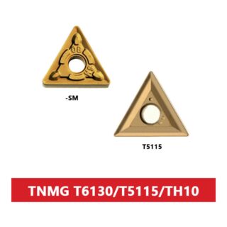 Original Tungaloy TUNGALOY H10 Carbide Turning Insert - Triangle | Non-Ferrous, Composites (10 PCS) TNMG T6130 TH10 T5115