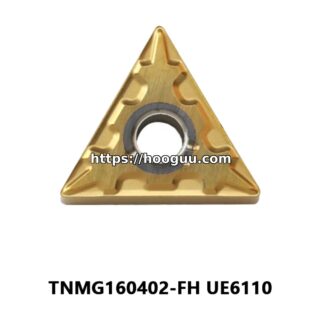 Original Mitsubishi TNMG160402-FH UE6110 Carbide Turning Insert - Triangle | Steel (10 PCS)