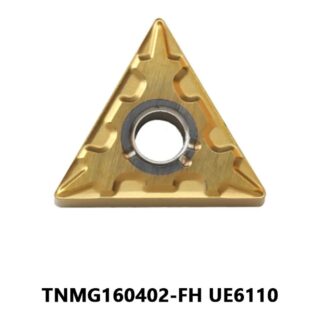 Original Mitsubishi TNMG160402-FH UE6110 Carbide Turning Insert - Triangle (10 PCS)