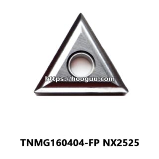 Original Mitsubishi TNMG160404-FP NX2525 Carbide Turning Insert - Triangle | Steel, Stainless Steel (10 PCS)
