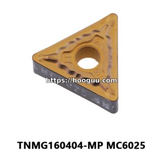 Original Mitsubishi TNMG160404-MP MC6025 Carbide Turning Insert - Triangle | Steel, Carbon Steel (10 PCS)