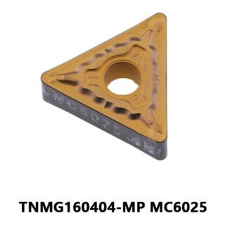Original Mitsubishi TNMG160404-MP MC6025 Carbide Turning Insert - Triangle | Steel (10 PCS)