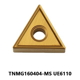 Original Mitsubishi TNMG160404-MS UE6110 Carbide Turning Insert - Triangle (10 PCS)