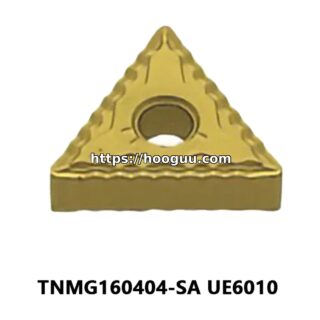 Original Mitsubishi TNMG160404-SA UE6010 Carbide Turning Insert - Triangle | Steel & More (10 PCS)