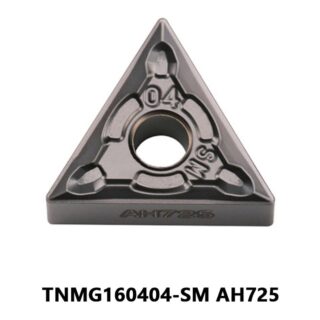 Original Tungaloy TNMG160404-SM AH725 Carbide Turning Insert - Triangle | Stainless Steel & More (10 PCS)