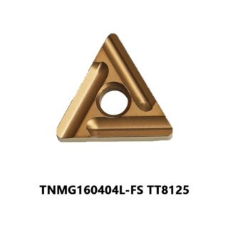 Original TaeguTec TNMG160404L-FS TT8125 Carbide Turning Insert - Triangle | Steel (10 PCS)