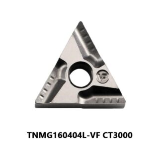 Original TaeguTec TNMG160404L-VF CT3000 Carbide Turning Insert - Triangle (10 PCS)