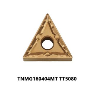 Original TaeguTec TNMG160404MT TT5080 Carbide Insert - Triangle (10 PCS)