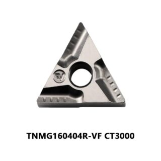 Original TaeguTec TNMG160404R-VF CT3000 Carbide Turning Insert - Triangle (10 PCS)