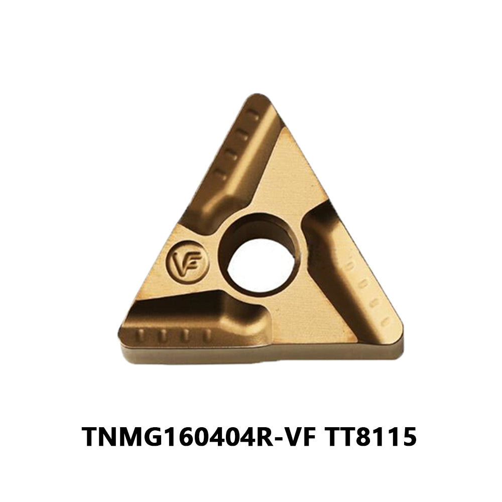 Taegutec TNMG160404R-VF TT8115 Carbide Turning Insert - Triangle (10 PCS)