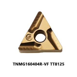 Original TaeguTec TNMG160404R-VF TT8125 Carbide Insert - Triangle | Steel (10 PCS)