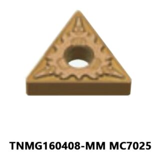Original Mitsubishi TNMG160408-MM MC7025 Carbide Turning Insert - Triangle | Steel (10 PCS)