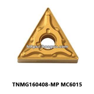 Original Mitsubishi TNMG160408-MP MC6015 Carbide Turning Insert - Triangle | Steel (10 PCS)