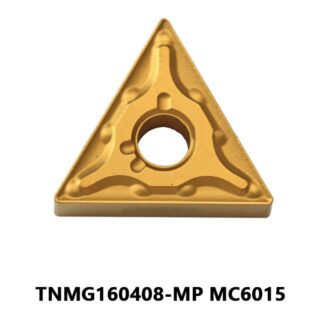 Original Mitsubishi TNMG160408-MP MC6015 Carbide Turning Insert - Triangle (10 PCS)