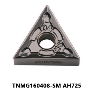 Original Tungaloy TNMG160408-SM AH725 Carbide Turning Insert - Triangle | Stainless Steel & More (10 PCS)
