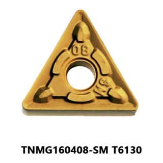 Original Tungaloy TNMG160408-SM T6130 Carbide Turning Insert - Triangle (10 PCS)