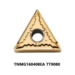 Original TaeguTec TNMG160408EA TT9080 Carbide Insert - Triangle | Stainless Steel & More (10 PCS)