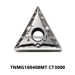Original Mitsubishi TNMG160408MT CT3000 Carbide Turning Insert - Triangle | Steel, Stainless Steel (10 PCS)