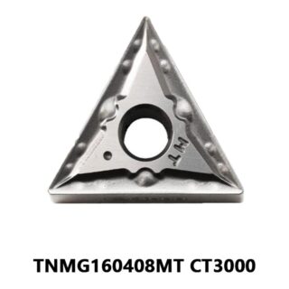 Original Mitsubishi TNMG160408MT CT3000 Carbide Turning Insert - Triangle (10 PCS)