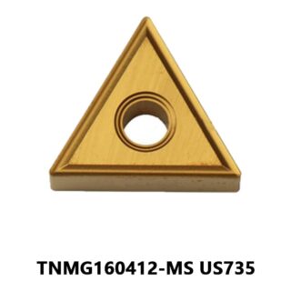 Original Mitsubishi TNMG160412-MS US735 Carbide Turning Insert - Triangle | Steel (10 PCS)