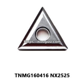 Original Mitsubishi TNMG160416 NX2525 Carbide Turning Insert - Triangle | Titanium (10 PCS)