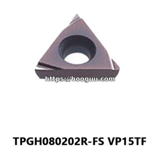 Original Mitsubishi TPGH080202R-FS VP15TF Carbide Turning Insert - Triangle | Steel & More (10 PCS)