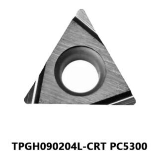 Original Korloy TPGH110302L-CRT PC5300 Carbide Turning Insert - Triangle | Steel (10 PCS)