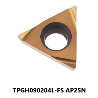 Original Mitsubishi TPGH090204L-FS Carbide Turning Insert - Triangle | Steel & More (10 PCS) TPGH090204L-FS AP25N