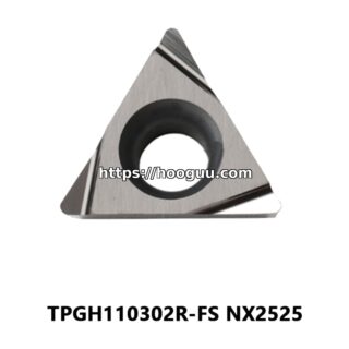 Original Mitsubishi TPGH110302R-FS NX2525 Carbide Turning Insert - Triangle | Steel, Stainless Steel (10 PCS)
