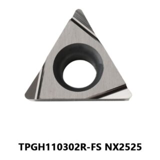 Original Mitsubishi TPGH110302R-FS NX2525 Carbide Turning Insert - Triangle | Steel (10 PCS)