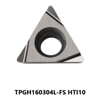 Original Mitsubishi TPGH160304L-FS Carbide Turning Insert - Triangle | Cast Iron & More (10 PCS) TPGH160304L-FS HTI10