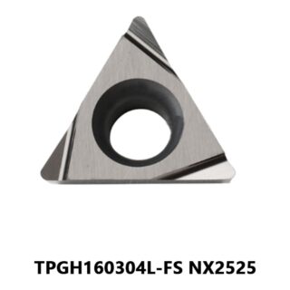 Original Mitsubishi TPGH160304L-FS NX2525 Carbide Turning Insert - Triangle | Steel (10 PCS)