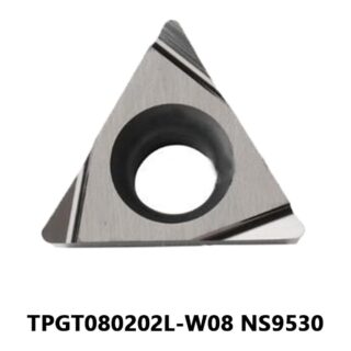 Original Tungaloy TPGT080202L-W08 NS9530 Carbide Turning Insert - Triangle (10 PCS)