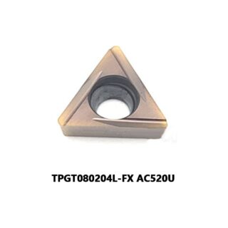 Original Sumitomo TPGT080204L-FX AC520U Carbide Turning Insert - Triangle (10 PCS)