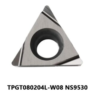 Original Tungaloy TPGT080204L-W08 NS9530 Carbide Turning Insert - Triangle (10 PCS)