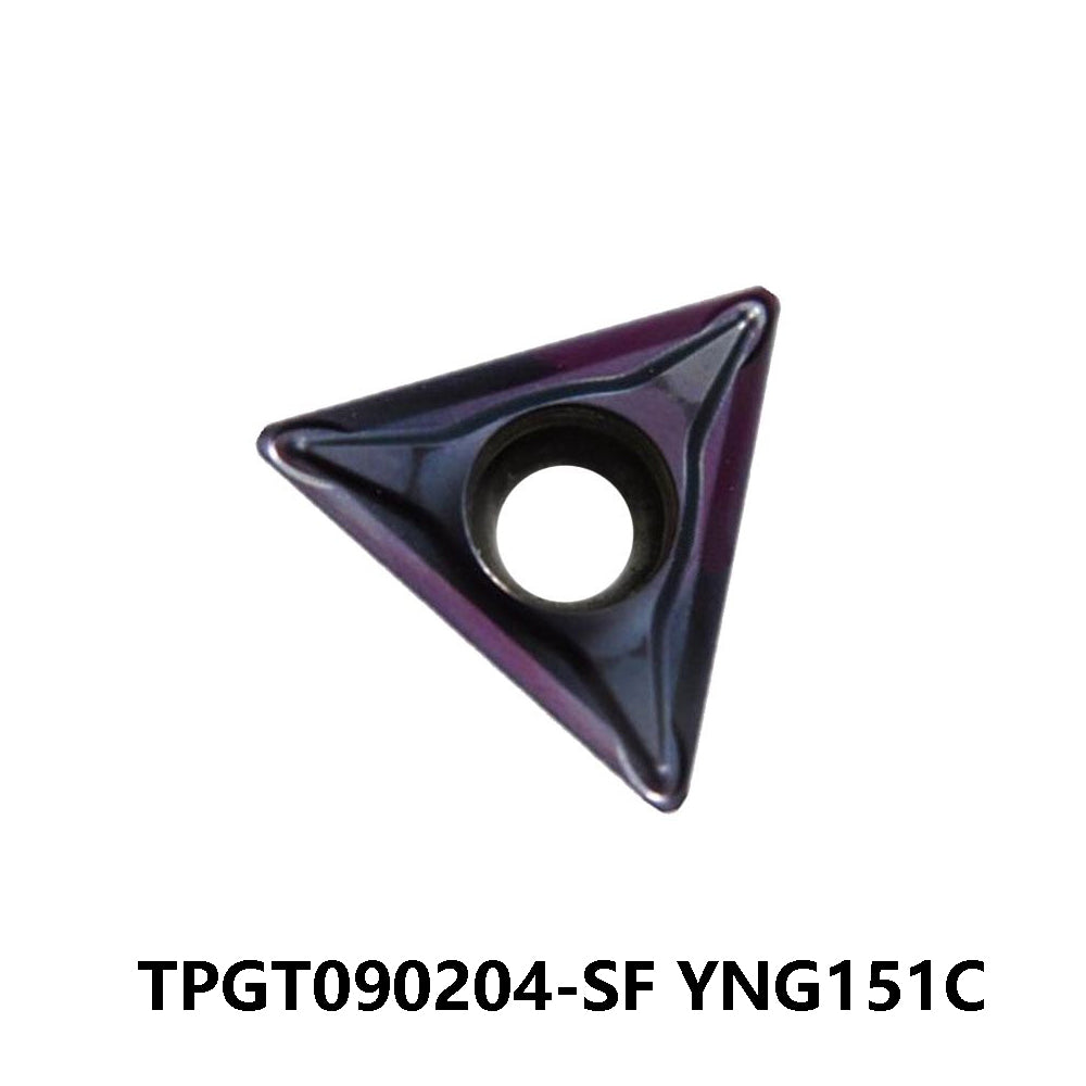 Zcc.ct 100% Original TPGT090204-SF YNG151C Turning Insert 10 pcs