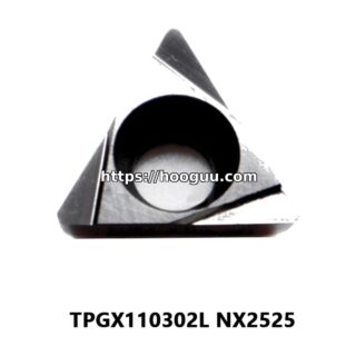 Original Mitsubishi TPGX110302L NX2525 Carbide Turning Insert - Triangle | Steel (10 PCS)