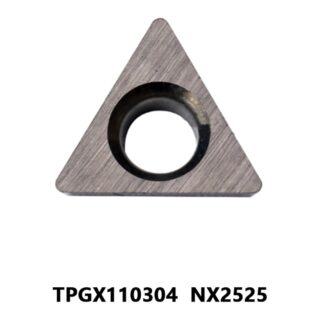 Original Mitsubishi TPGX110304 NX2525 Carbide Turning Insert - Triangle | Steel (10 PCS)